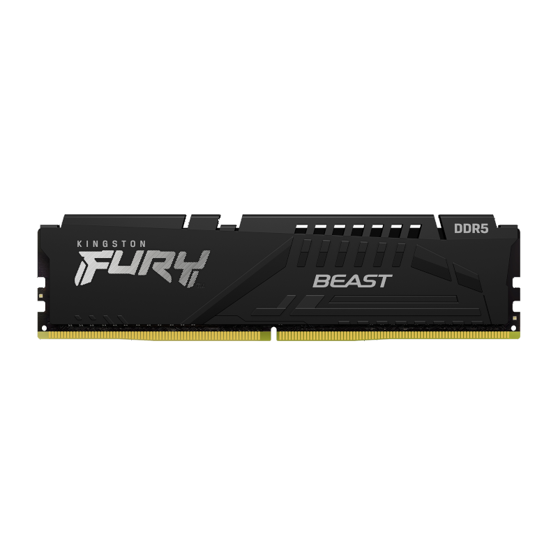 Модуль пам'яті Kingston DDR5 16GB 5200 MT/s FURY Beast Black (KF552C40BB-16)
